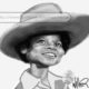 Young Michael Jackson | Caricatures by M.L. Walker | Myuzing