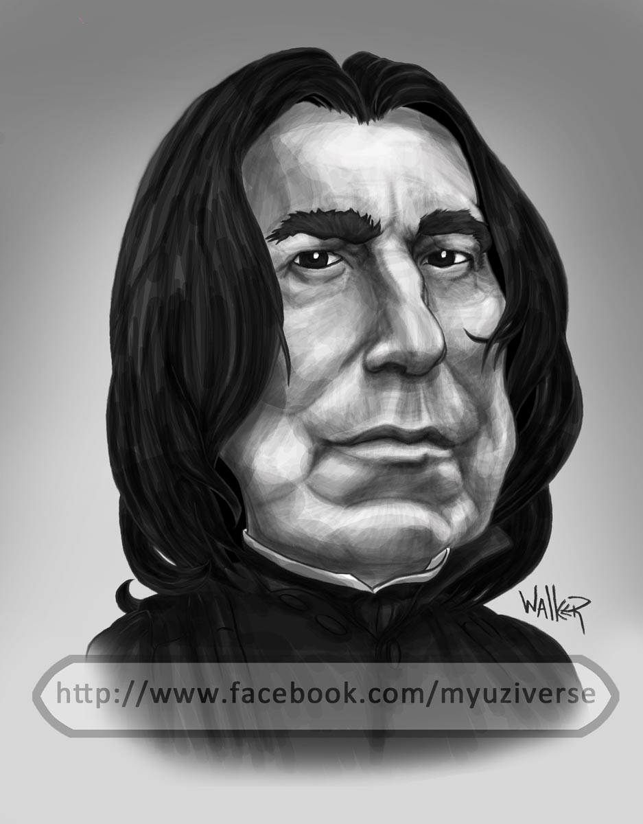 Severus Snape | Caricatures by M.L. Walker | Myuzing