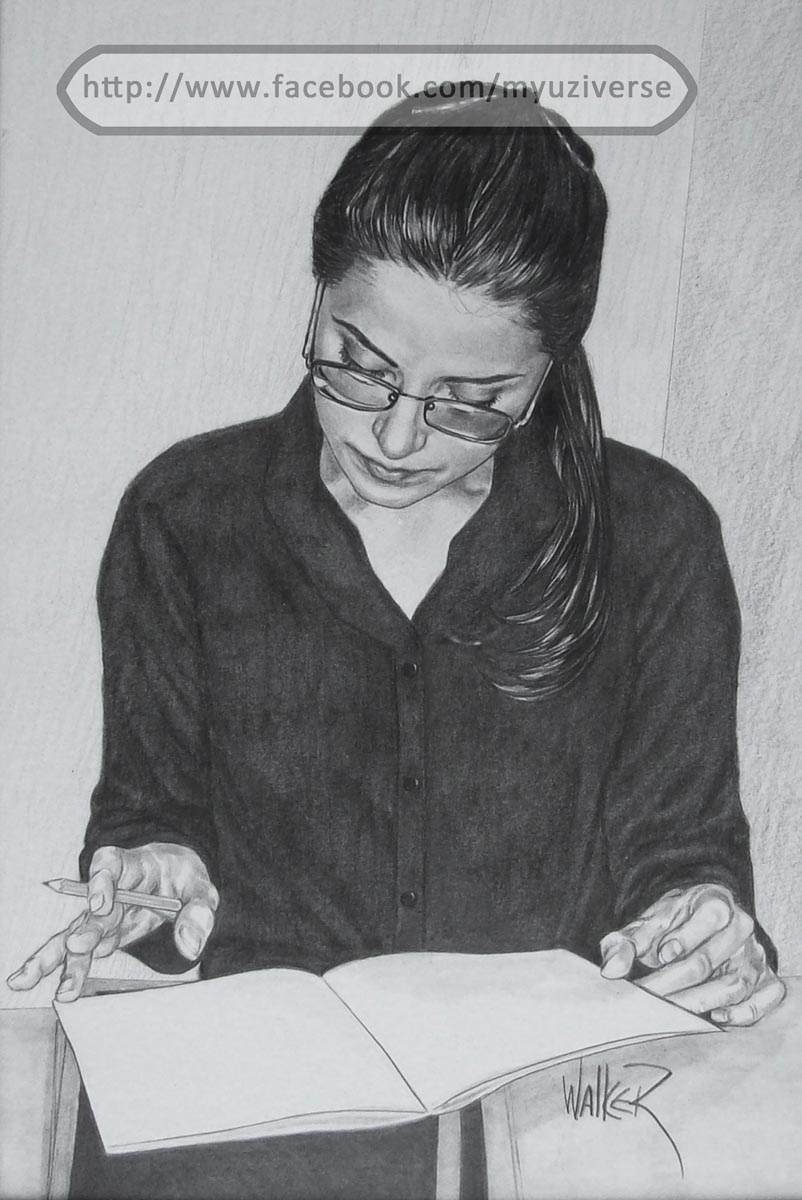 Woman Studying | Portraits by M.L. Walker | Myuzing