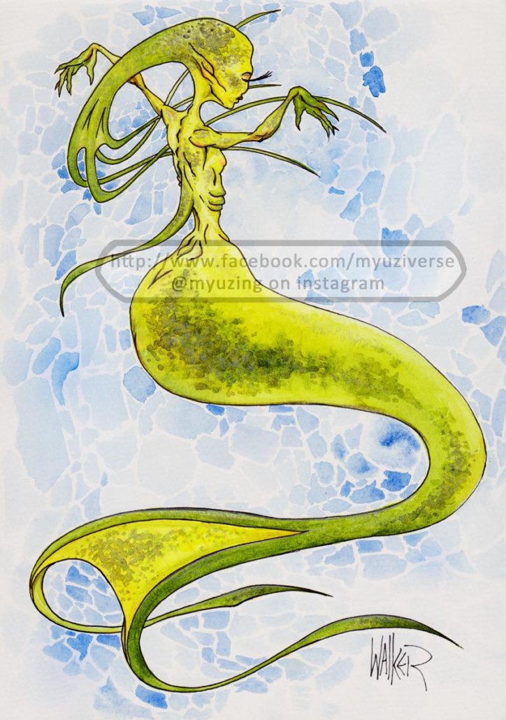 Mermaid 2 | Art by M.L. Walker | Myuzing