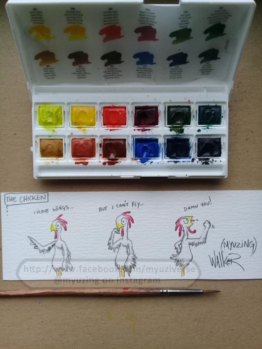 Chicken Guy 1 | Cartoons by M.L. Walker | Myuzing