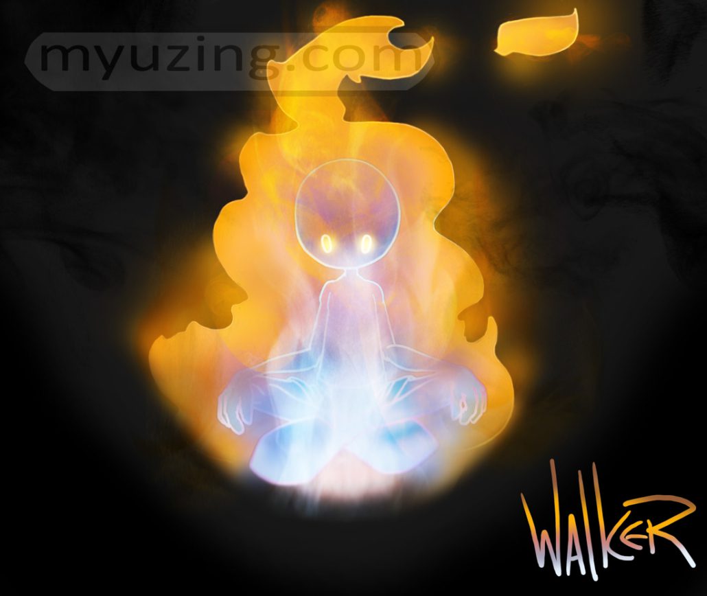 Fire Guy 1 | My Guy Cartoon by M.L. Walker | Myuzing.com (10 of 12)